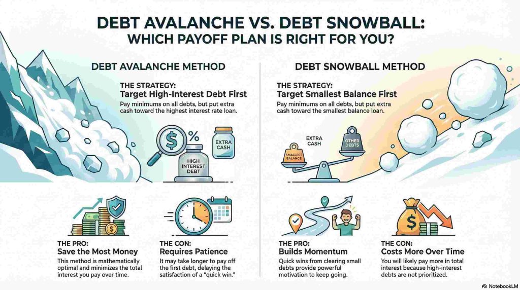 Debt Avalanche vs Debt Snowball Method