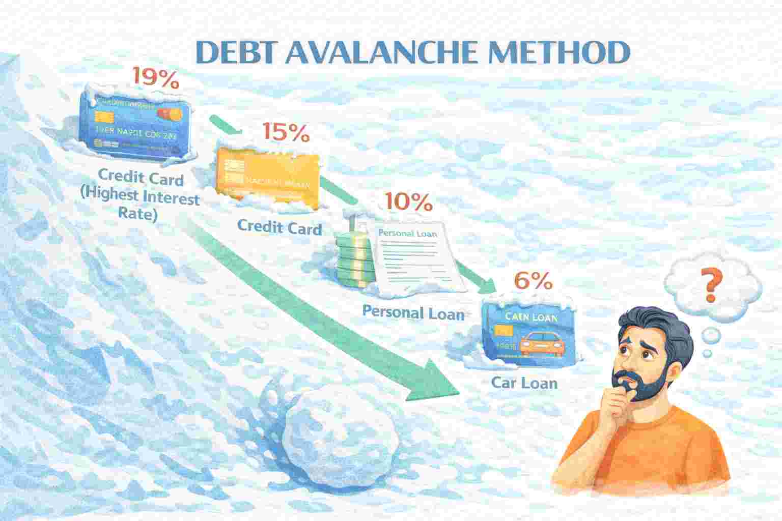 Debt Avalanche Method: Meaning, How It Works, Pros, Cons & Examples