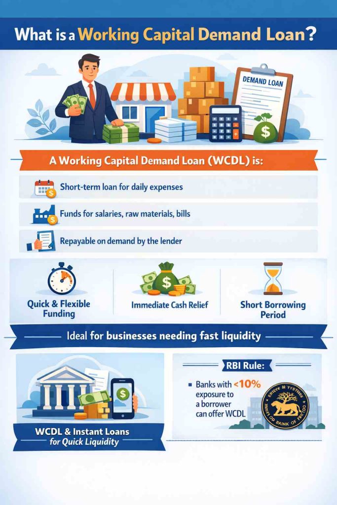 Working Capital Demand Loan WCDL