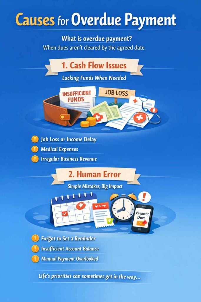 Causes for Overdue Payment