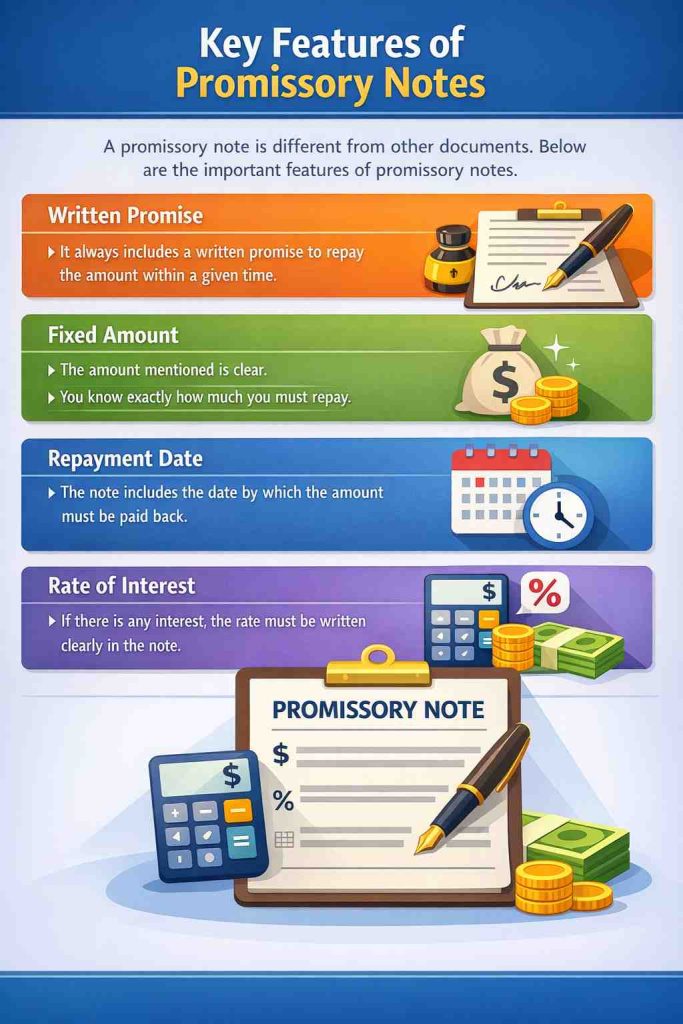 Key Features of Promissory Notes