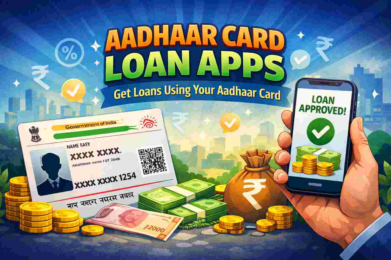 Top 10 Aadhaar Card Loan Apps In India - 2026