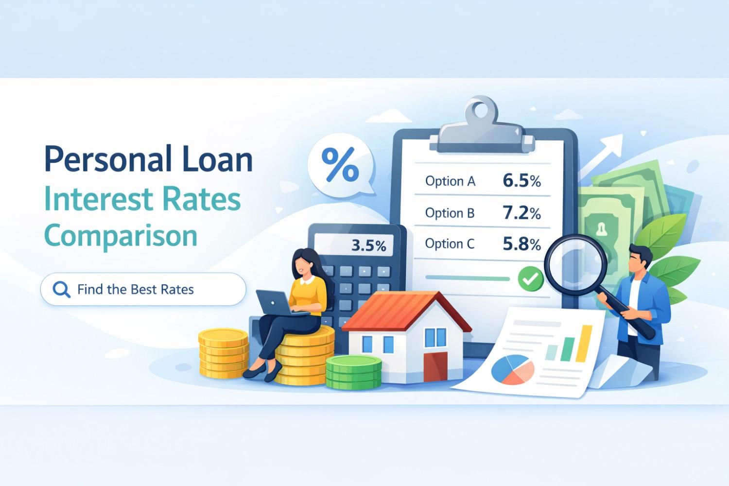 Personal Loan Interest Rates Comparison - 2026