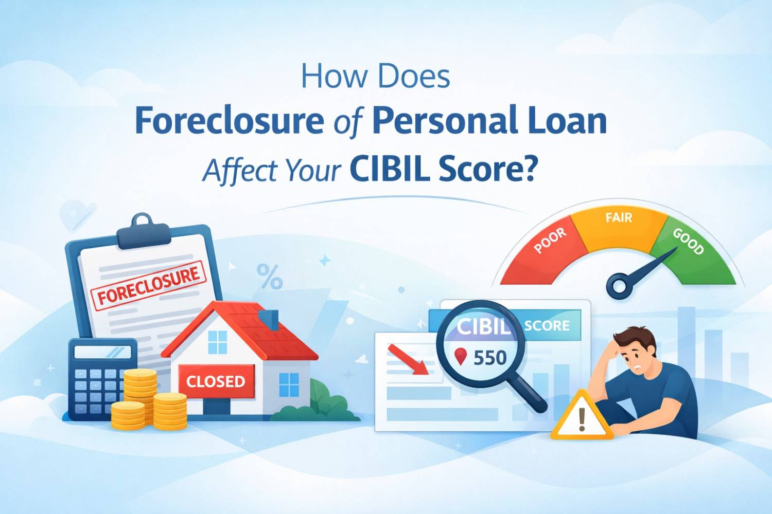 How Does Foreclosure Of Personal Loan Affect CIBIL Score?