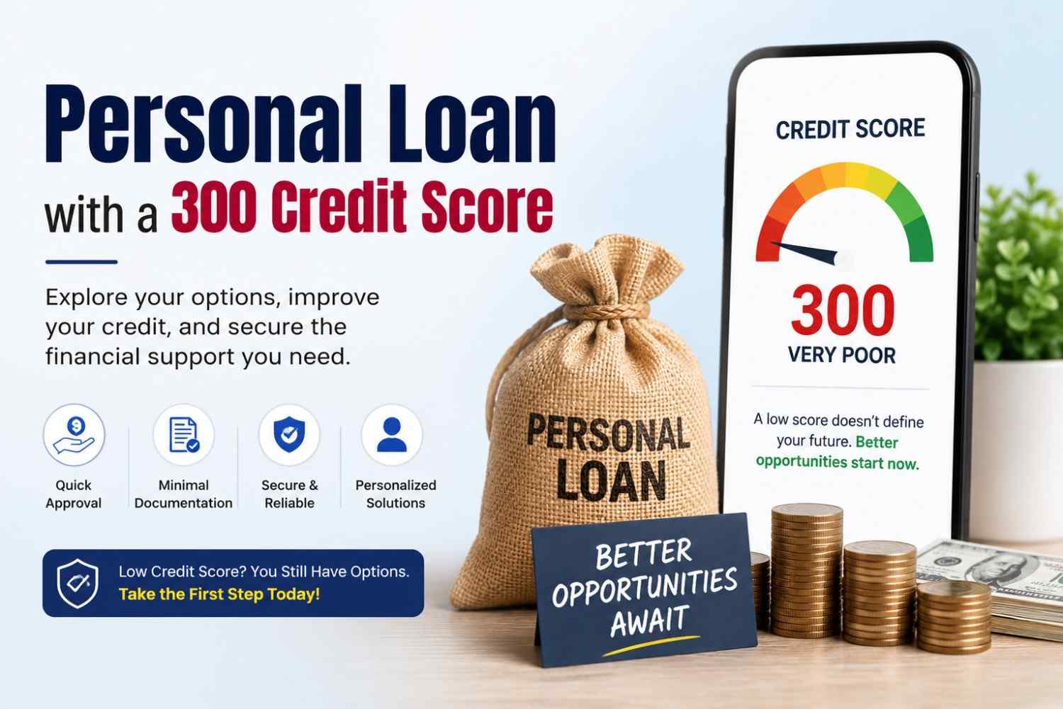 Personal Loan with a 300 Credit Score