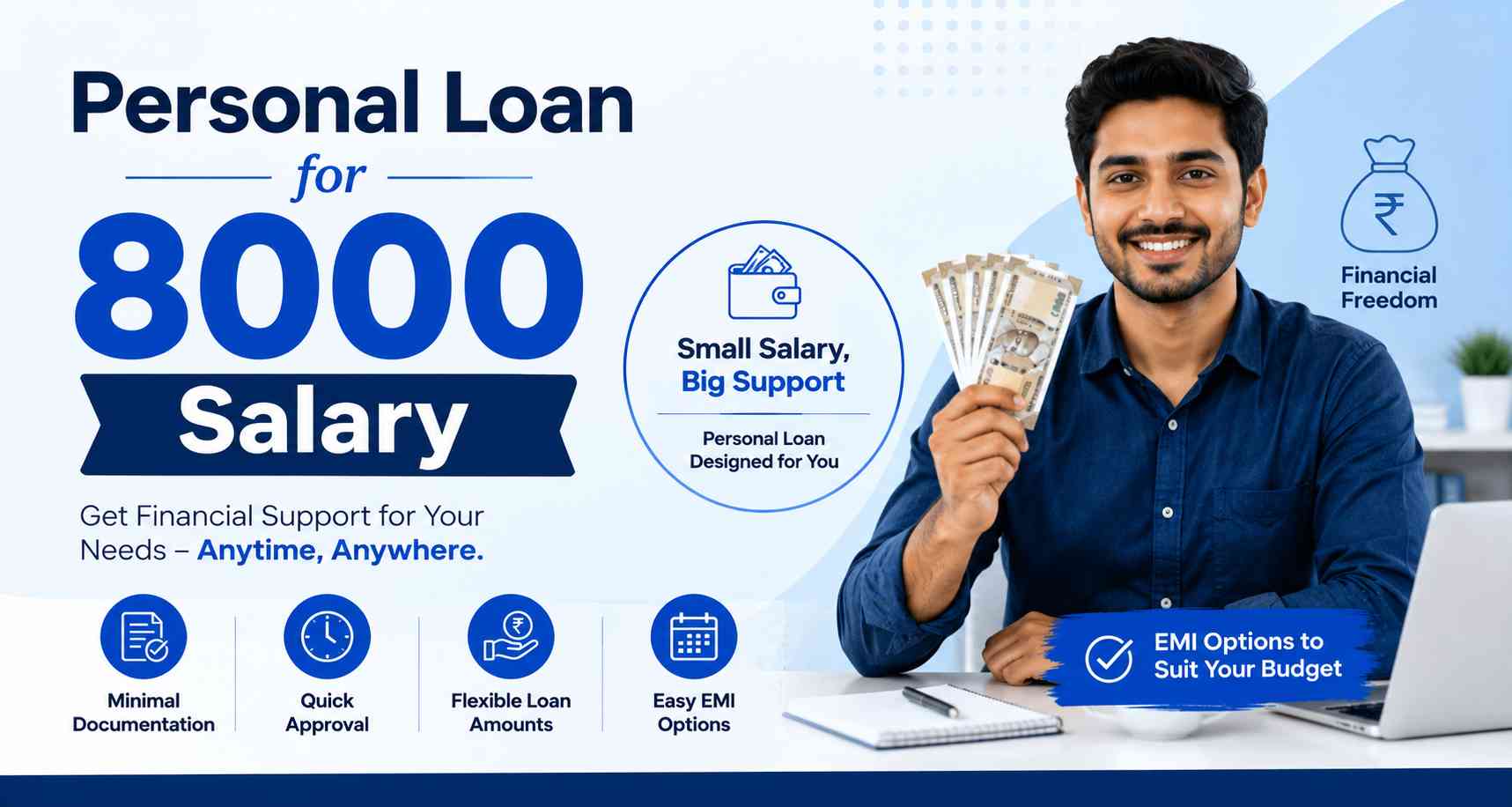 Can You Get a Personal Loan for ₹8,000 Salary