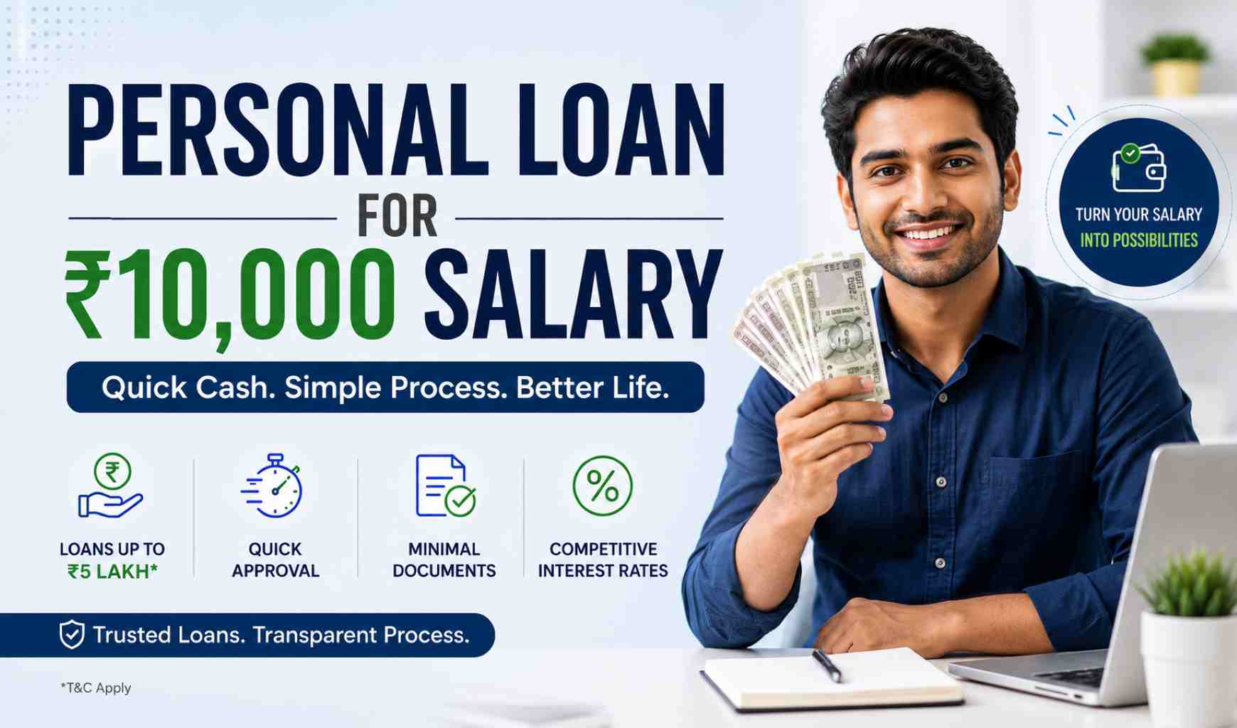 Can You Get a Personal Loan on a ₹10,000 Salary?