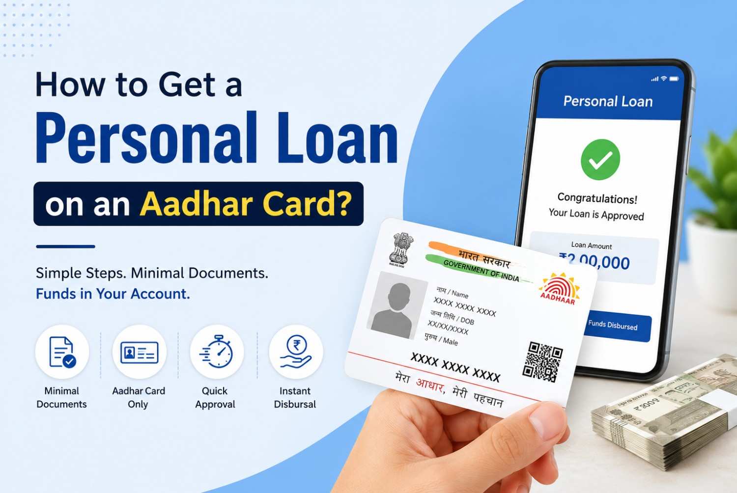 How to Get a Personal Loan on an Aadhar Card?
