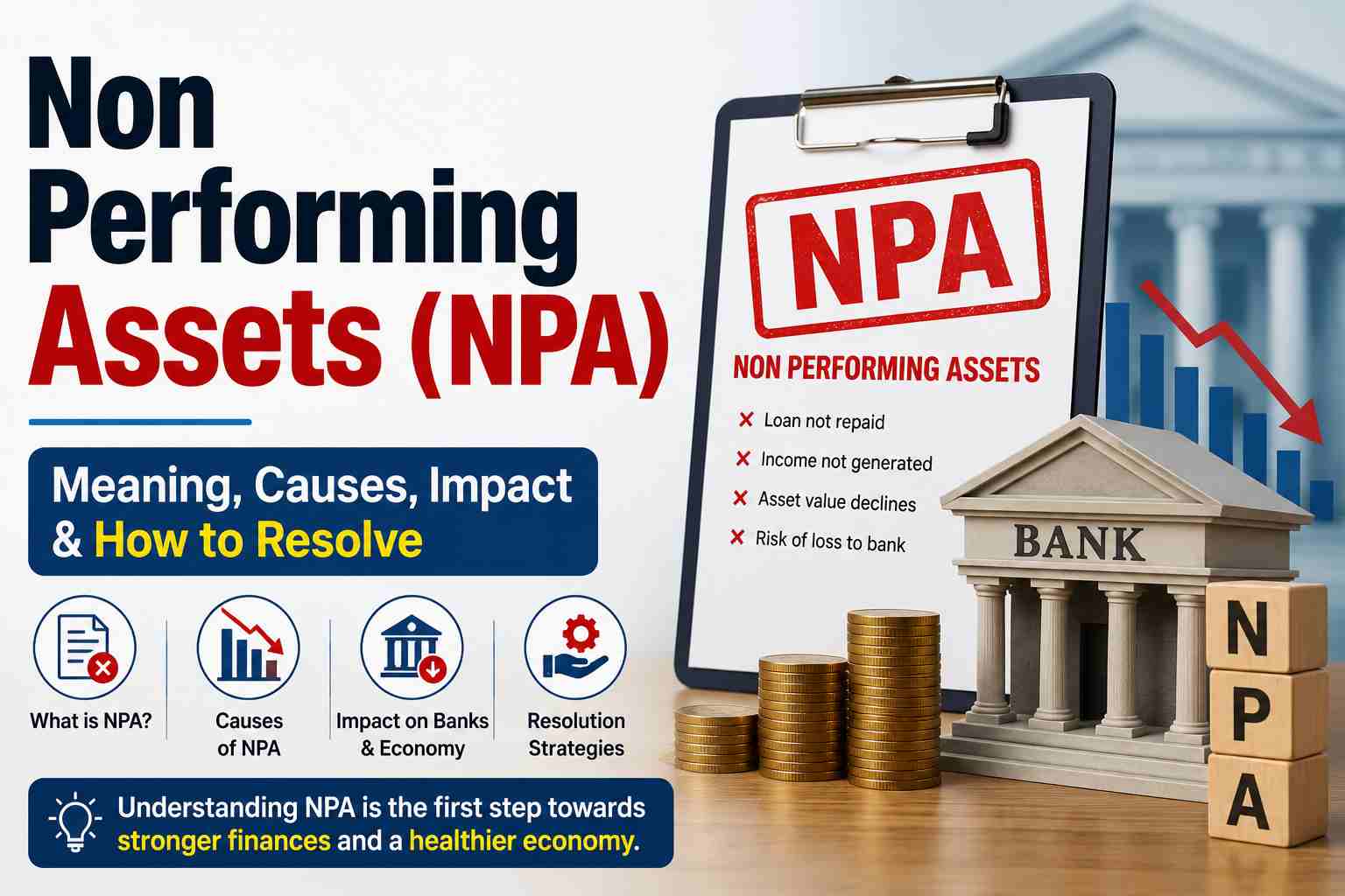 Non Performing Assets (NPA)- Meaning, Types, Calculation & Impact