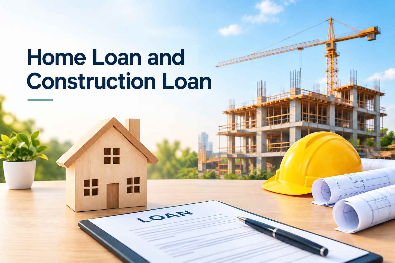 Home Loan and Construction Loan - Know the Difference